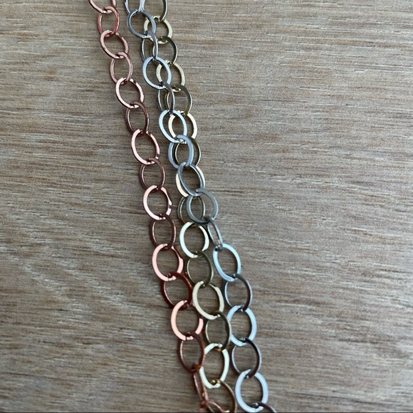 ANTHROPOLOGIEVTri-color Chain Necklace - Picture 3 of 5